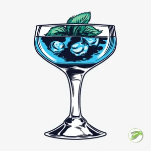 Cocktail Glass Vector Design