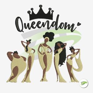 Queen Dom Embroidery Design