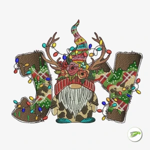 Gnome Joy Digital Embroidery Design