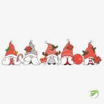 Christmas Gnomes Vector Design