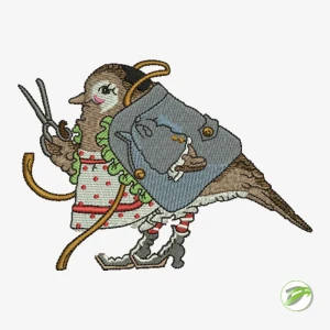 Sewing Bird Digital Embroidery Design