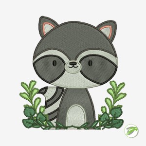 Raccoon Freebie Digital Embroidery Design