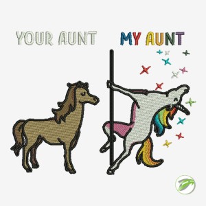 Aunt Digital Embroidery Design