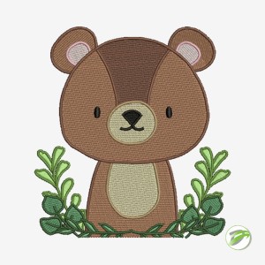 Bear Freebie Digital Embroidery Design