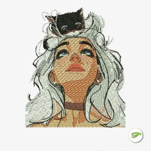Cat Love Digital Embroidery Design
