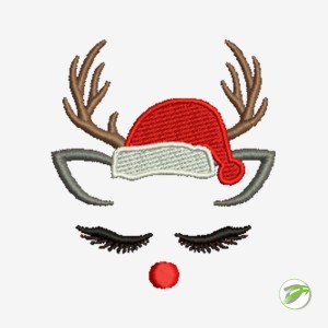 Christmas Reindeer Digital Embroidery Design