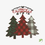 Christmas Trees Digital Embroidery Design