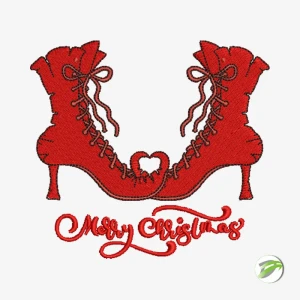 Christmas Boots Digital Embroidery Design