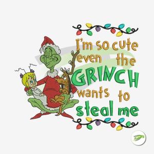 Grinch Stealy Digital Embroidery Design