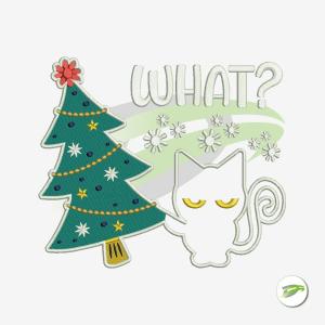 What Christmas Logo Embroidery Design